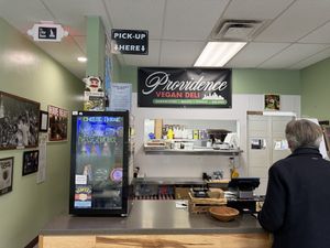   at Providence Vegan Deli in Providence