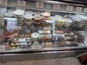 Deli case  at Providence Vegan Deli in Providence