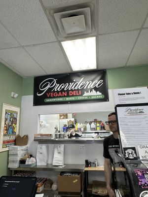 Inside  at Providence Vegan Deli in Providence
