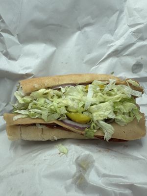 The frank Italian grinder   at Providence Vegan Deli in Providence