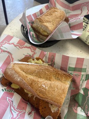 “Not a Reuben” split and shared one sandwich   at Providence Vegan Deli in Providence