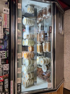 Deli case of joy  at Providence Vegan Deli in Providence