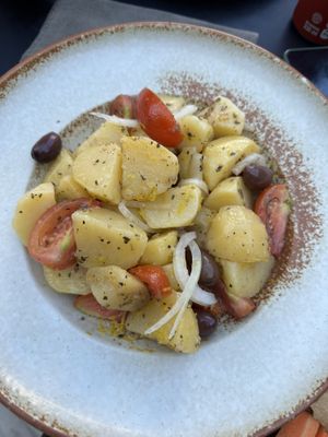 Potato saladd  at Elamu Lombok in 