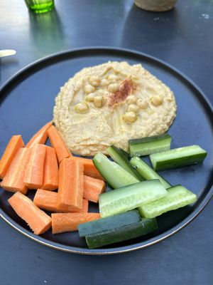 Hummus (gluten free option)  at Elamu Lombok in 