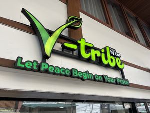 What to look for at the entrance!  at V-Tribe in Chiang Mai