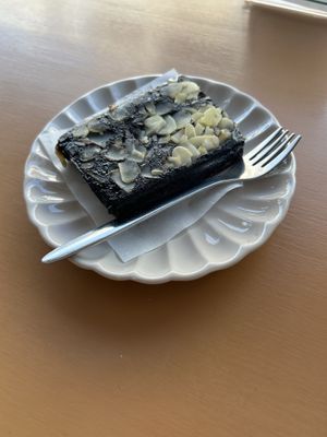 Banana almond brownie  at V-Tribe in Chiang Mai