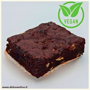 BROWNIE CIOCCOLATO E MANDORLE 100% VEGETALE at Pasticceria Dolce Antico in Cisternino