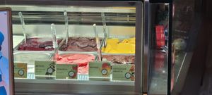 Some of the current vegan flavors at Venchi in Venice