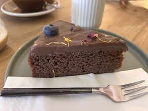 Schokokuchen   at piu-Ma in Gmunden