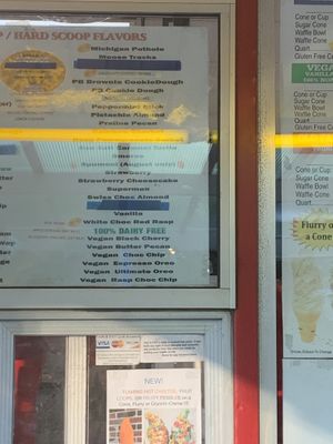 Many vegan options at Dairy Twist Cafe in Wolverine Lake