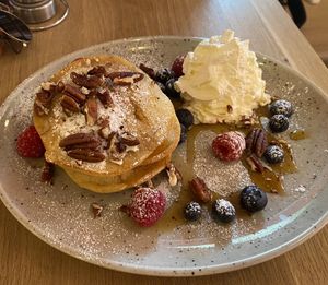 Berry pancakes   at Mahalo - Kungsholmen in Stockholm