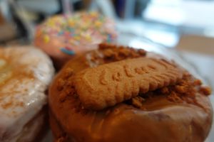 Vegan donuts! at HQ Urban Kitchen in Swansea