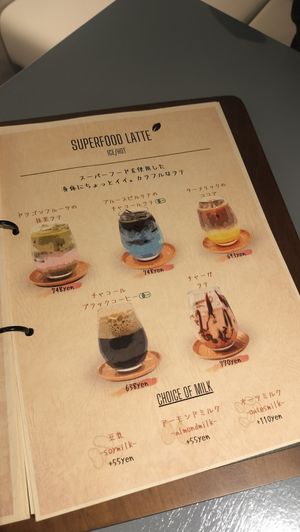 Menu at COIRO - 四ツ橋 カフェ in Osaka