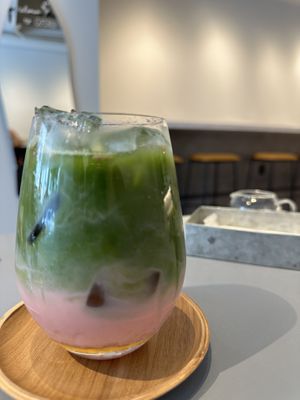 Fancy Matcha  at COIRO - 四ツ橋 カフェ in Osaka