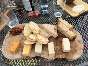 Vegan cheese plate. Was delicious 💚🌱 at The Cheese Room Botanicals in Rochester