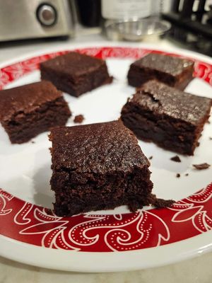 Brownie bites at Ukrave Desserts in Manchester