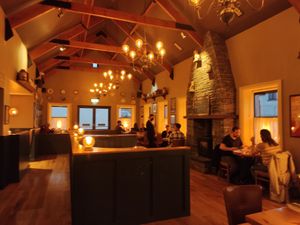 Inside at Fitz's Bar in Doolin