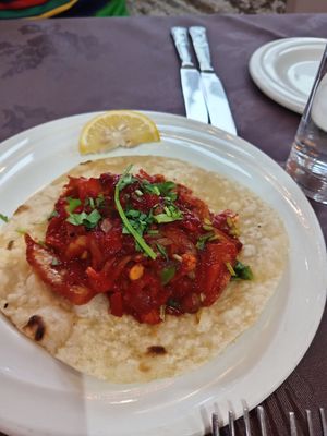 Vegan Chaat at Whitley Bay Tandoori in Whitley Bay