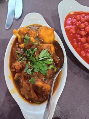 Aloo Gobi at Whitley Bay Tandoori in Whitley Bay