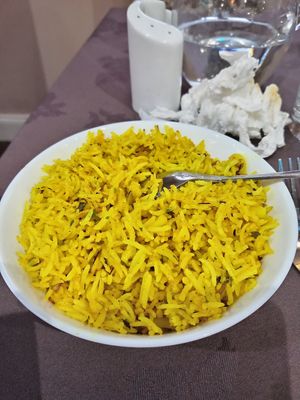 Garlic Pilau Rice at Whitley Bay Tandoori in Whitley Bay