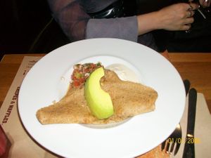   at Crepes & Waffles in Medellin