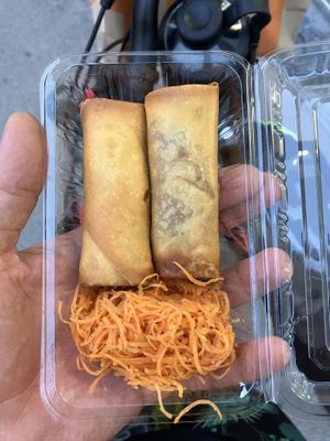 spring rolls (takeaway)  at Sosaku Vegan Restaurant in Vienna