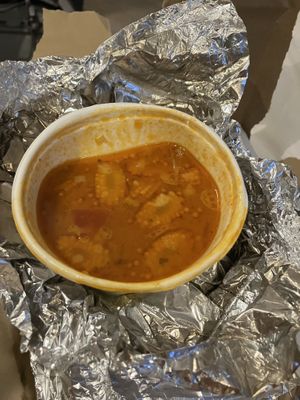 tom yum soup (takeaway)  at Sosaku Vegan Restaurant in Vienna