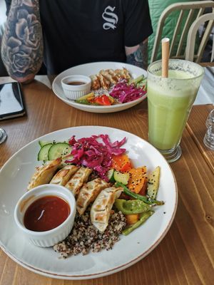 Gyozas at Food For Fit  in Sliema