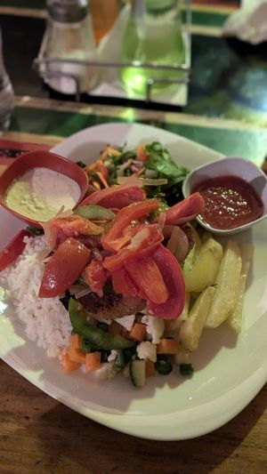 Quinoa Dish at Charlis'nack in Copacabana