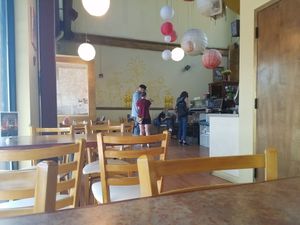 more tables.upstairs - clean and cozy nice people at Loving Hut in Sandy Springs