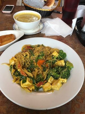 loving hut noodles at Loving Hut in Sandy Springs