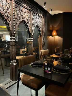 Seating indoors  at Grand Indian in Nuwara Eliya