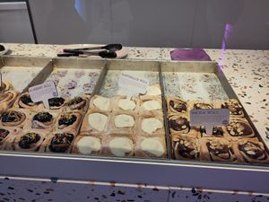 The vegan assortment at Cinnamood in Muenster