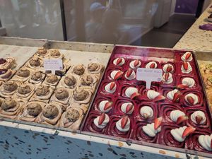 The vegan assortment at Cinnamood in Muenster