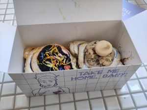 We got the blueberry and cookie dough one. They were amazing at Cinnamood in Muenster