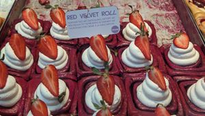 Vegane Red Velvet Roll at Cinnamood in Muenster