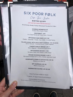   at Six Poor Folk in Knaresborough