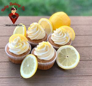 Lemon cupcakes  at Ruby Baking Co in Rockwall