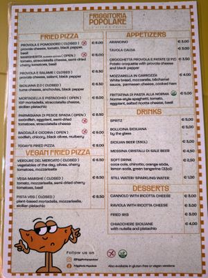   at Friggitoria Popolare in Catania