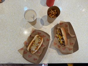  at Nikki's Not Dog Stand in Sag Harbor