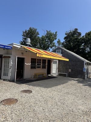 Outsidee  at Nikki's Not Dog Stand in Sag Harbor