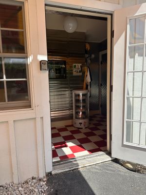 Inside  at Nikki's Not Dog Stand in Sag Harbor