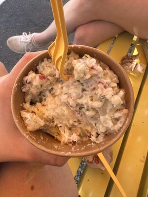 Potato saladd  at Nikki's Not Dog Stand in Sag Harbor