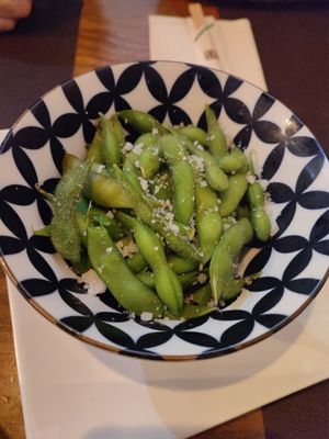Edamame at Don Don Ramen in Gran Canaria