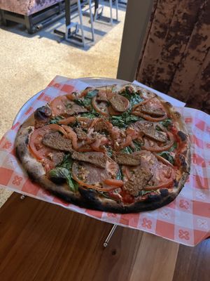 Vegan Bacon Pizza   at Da Legna at Nolo in New Haven