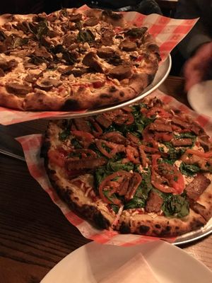 Both are vegan  at Da Legna at Nolo in New Haven