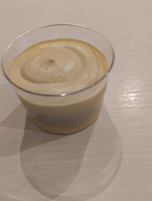 Amazing dessert with a little liquor at La Bottega di Mirtilla in Bologna