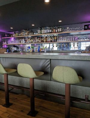 Full bar at The Big Spruce in Richmond