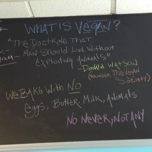 Sign at Sweet to Lick in Williston Park