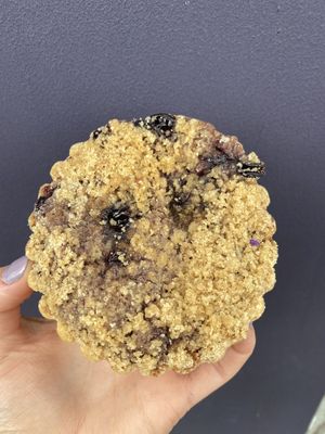 Blueberry cobbler at Sweet to Lick in Williston Park